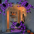 Glowing Plush Spider Halloween Decoration