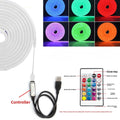 Flexible RGB LED Neon Light Strip with Remote Control